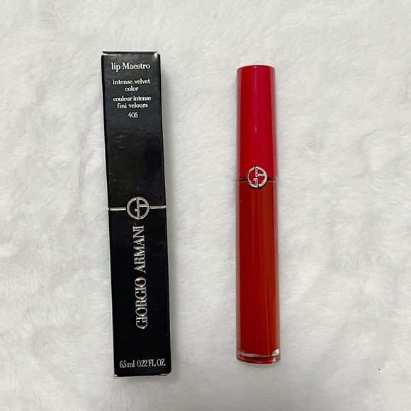 ✨Host Pick✨Armani Beauty Lip Maestro Liquid Matte Lipstick Color 405 - Picture 4 of 6